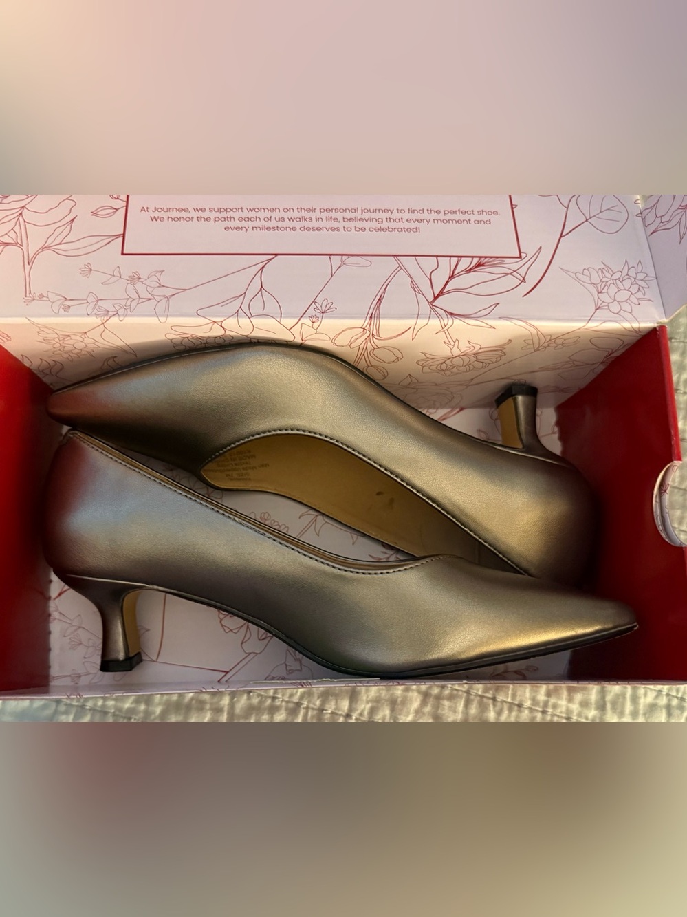 Journee Pammie Pump -Pewter 7M